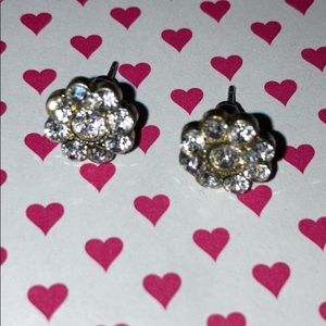 Sweet rhinestone earrings! Austrian crystal with surgical steel posts